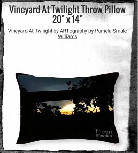 Twilight Grapes On Decorative Throw Pillow Set Seasonal Mood